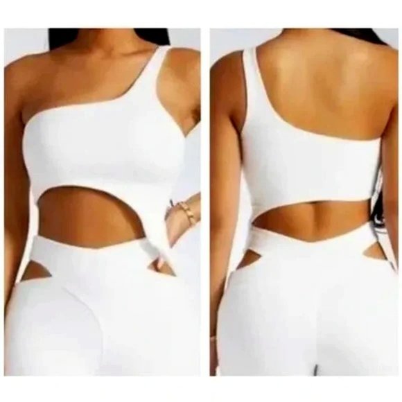 Naked Wardrobe Tops Nwt Naked Wardrobe Smooth Side One Shoulder